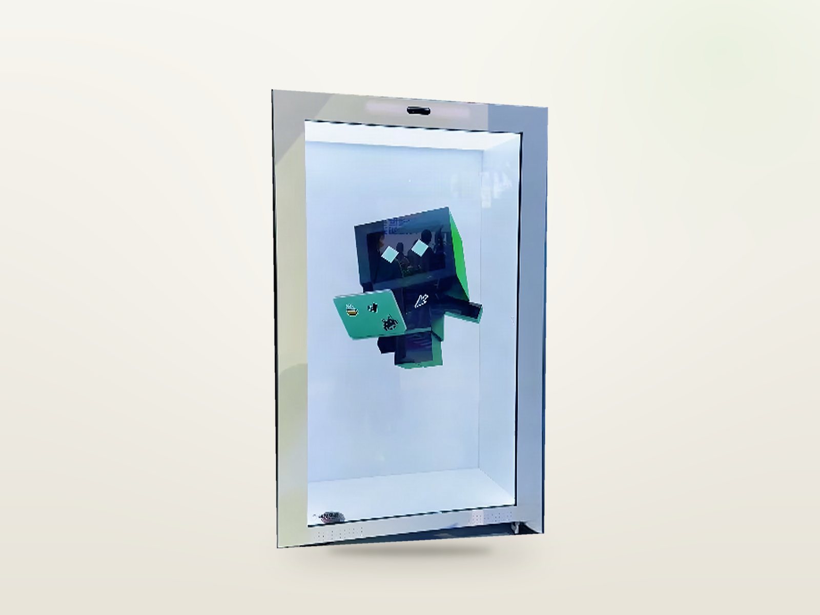 PepeFoto holographic booth at an event