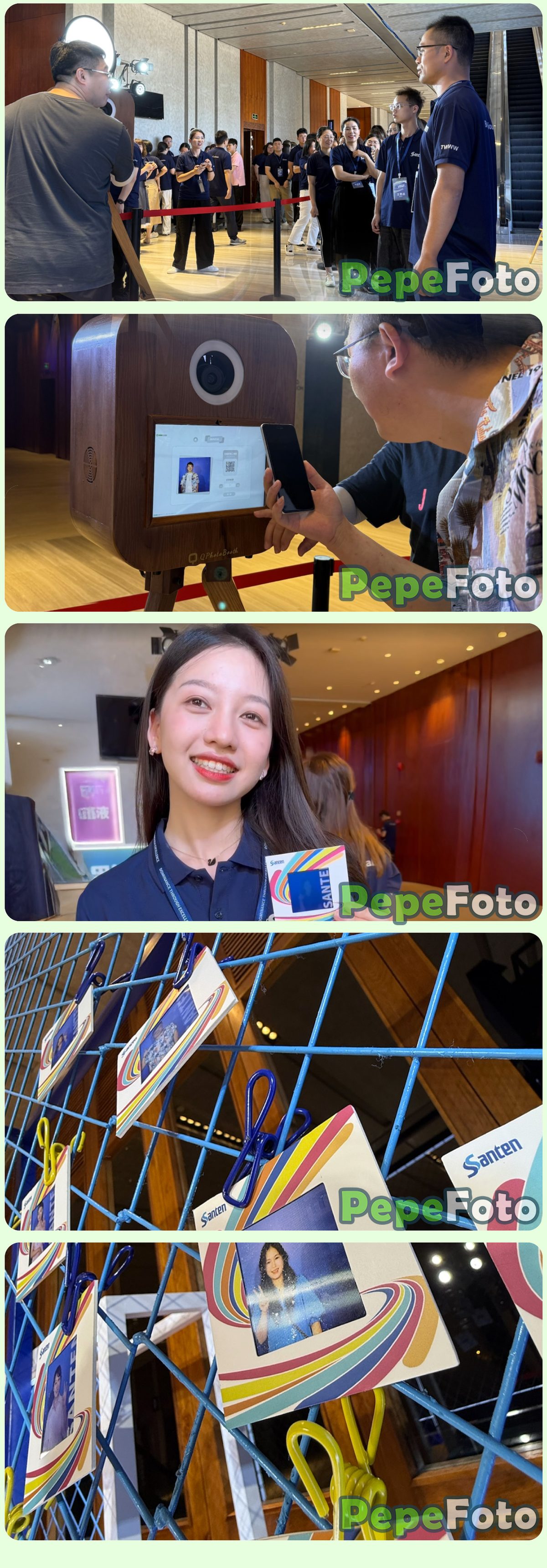 公司活动更有“心”意 / 3D flip picture souvenir made from photos taken at a company event
