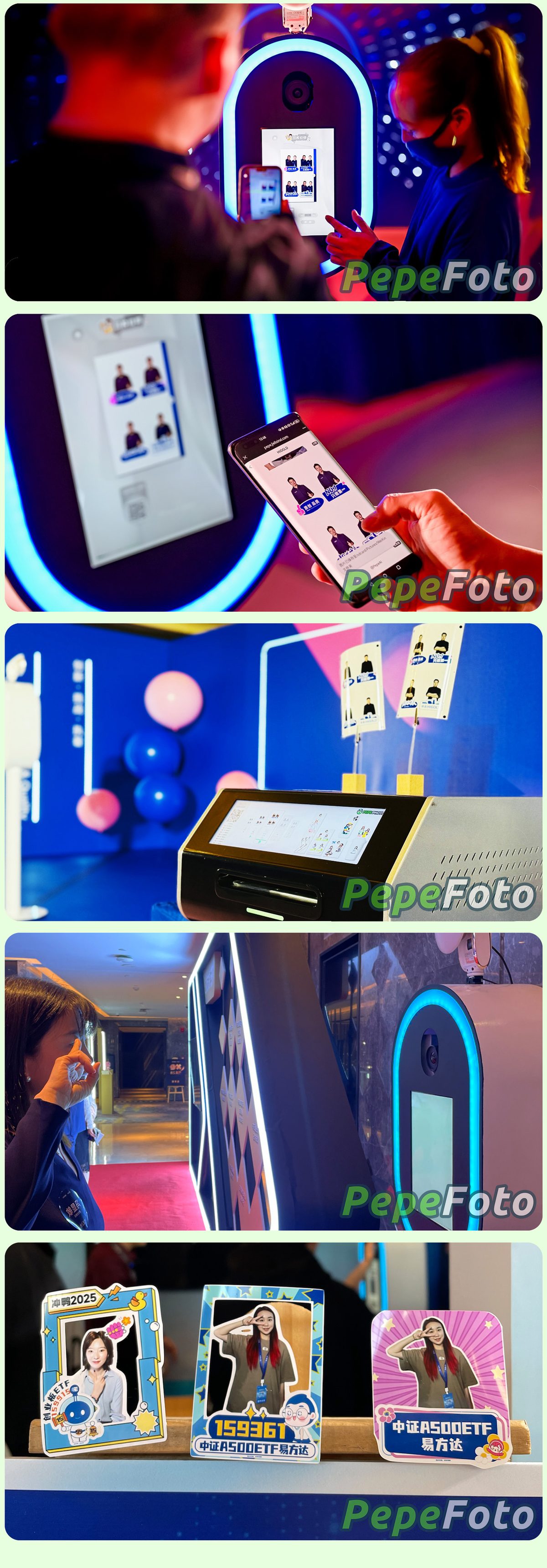 让品牌信息“过目不忘” / Branded AI sticker printed at a corporate event, carrying the campaign key visual