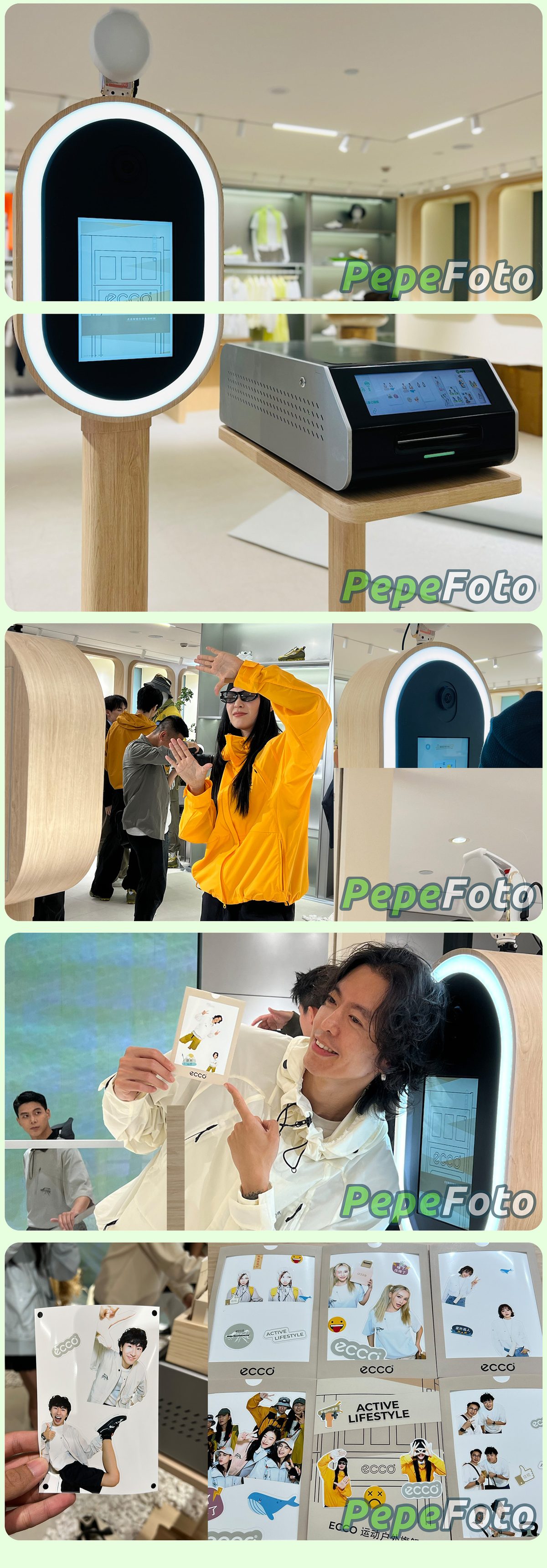 AI Photo Booth 如何为实体店构建流量闭环 / In-store AI photo booth drawing shoppers into a branded sticker experience