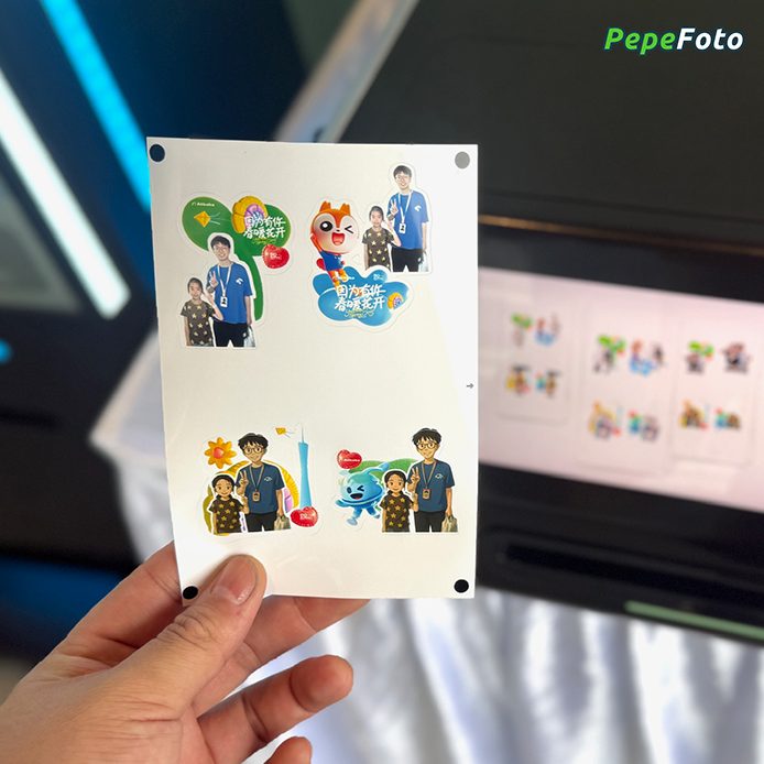AI 贴纸机 / PEPE Print & Cut Sticker Maker